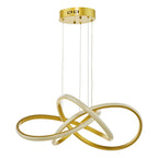 Fusion Pendant Satin Gold LED