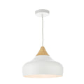 Gaucho 1 Light Pendant White