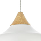 Gaucho 1 Light Pendant White