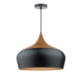 Gaucho 1 Light Pendant Black Large