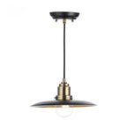 Hannover 1 Light Pendant Black Antique Brass