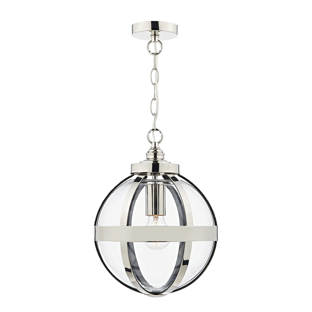 Heath 1 Light Pendant Polished Nickel