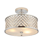 Hudson 3-Light Polished Chrome Flush Mount Ceiling Light