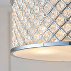 Hudson 3-Light Polished Chrome Flush Mount Ceiling Light