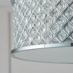 Hudson 3-Light Polished Chrome Flush Mount Ceiling Light