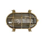 Horatio Oval Bulkhead Solid Brass