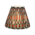 Ikat Red Cotton Tapered drum Shade 30cm