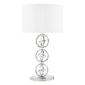 Innsbruck Table Lamps Polished Chrome With Shade