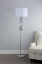 Innsbruck Floor Lamps Polished Chrome With Shade 1