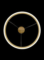 Eternity 600mm Satin Brass LED Pendant