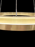 Eternity 600mm Satin Brass LED Pendant