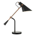 Jack Task Table Lamps Black Antique Copper