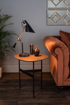 Jack Task Table Lamps Black Antique Copper