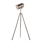 Jake Task Floor Lamp Antique Silver And Copper