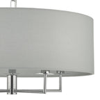 Jamelia 5lt Pendant Polished Chrome & Grey
