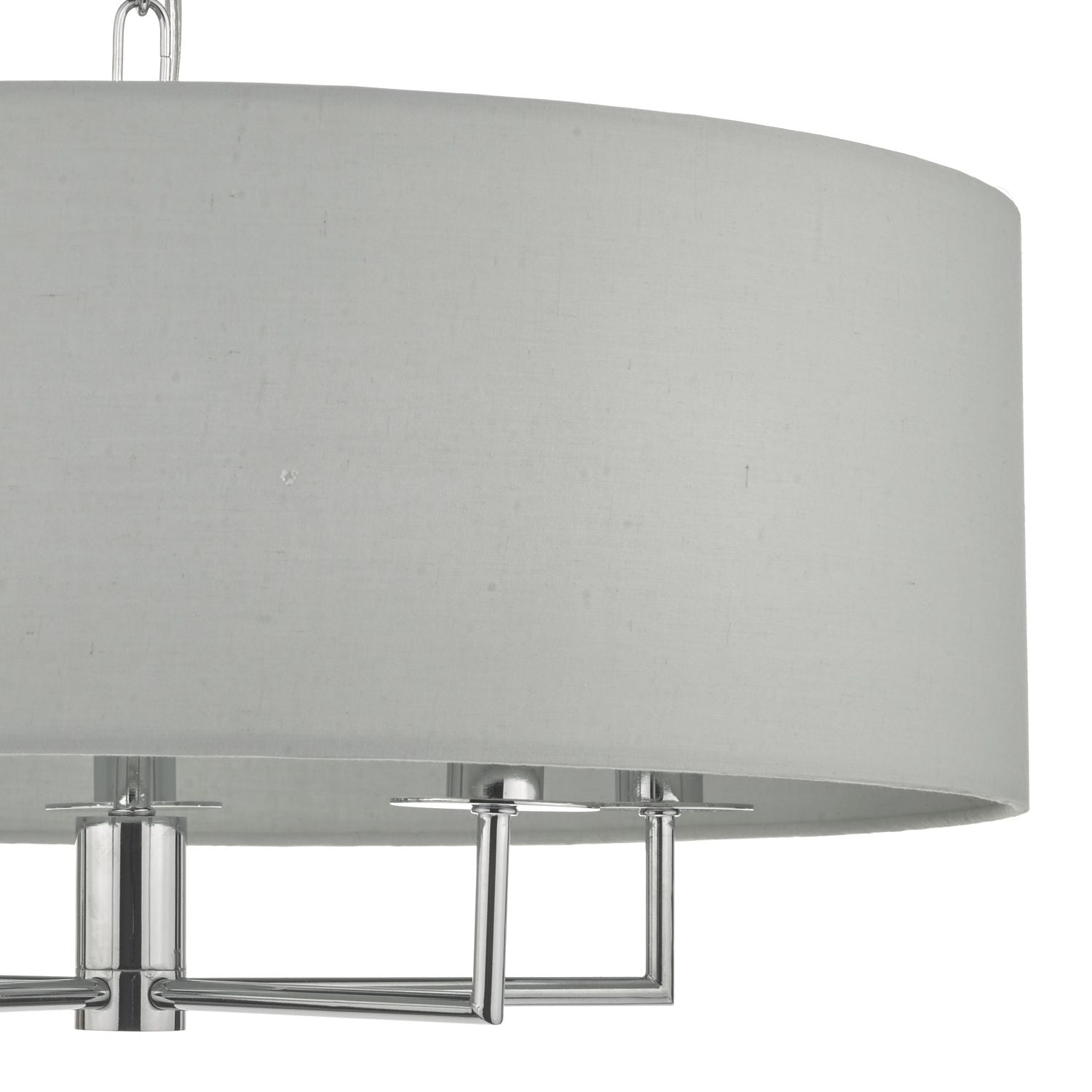 Jamelia 5lt Pendant Polished Chrome & Grey