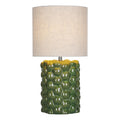 Jayden Table Lamps Green Reactive Glaze With Shade