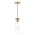 Jodelle Pendant Polished Bronze and Glass