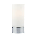 Jot Touch Table Lamp Polished Chrome Opal Glass