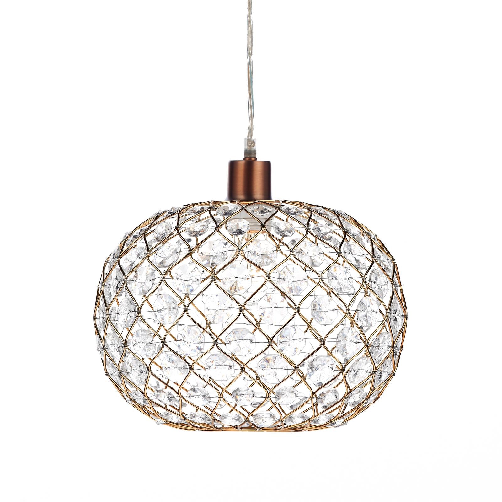 Juanita Easy Fit Pendant Gold Acrylic