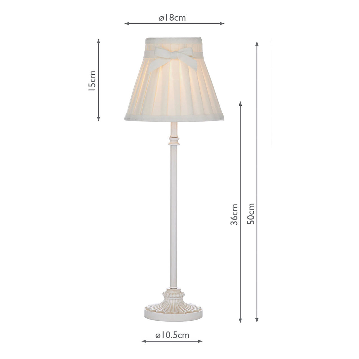 Judy Floor Lamps Cream With Shade