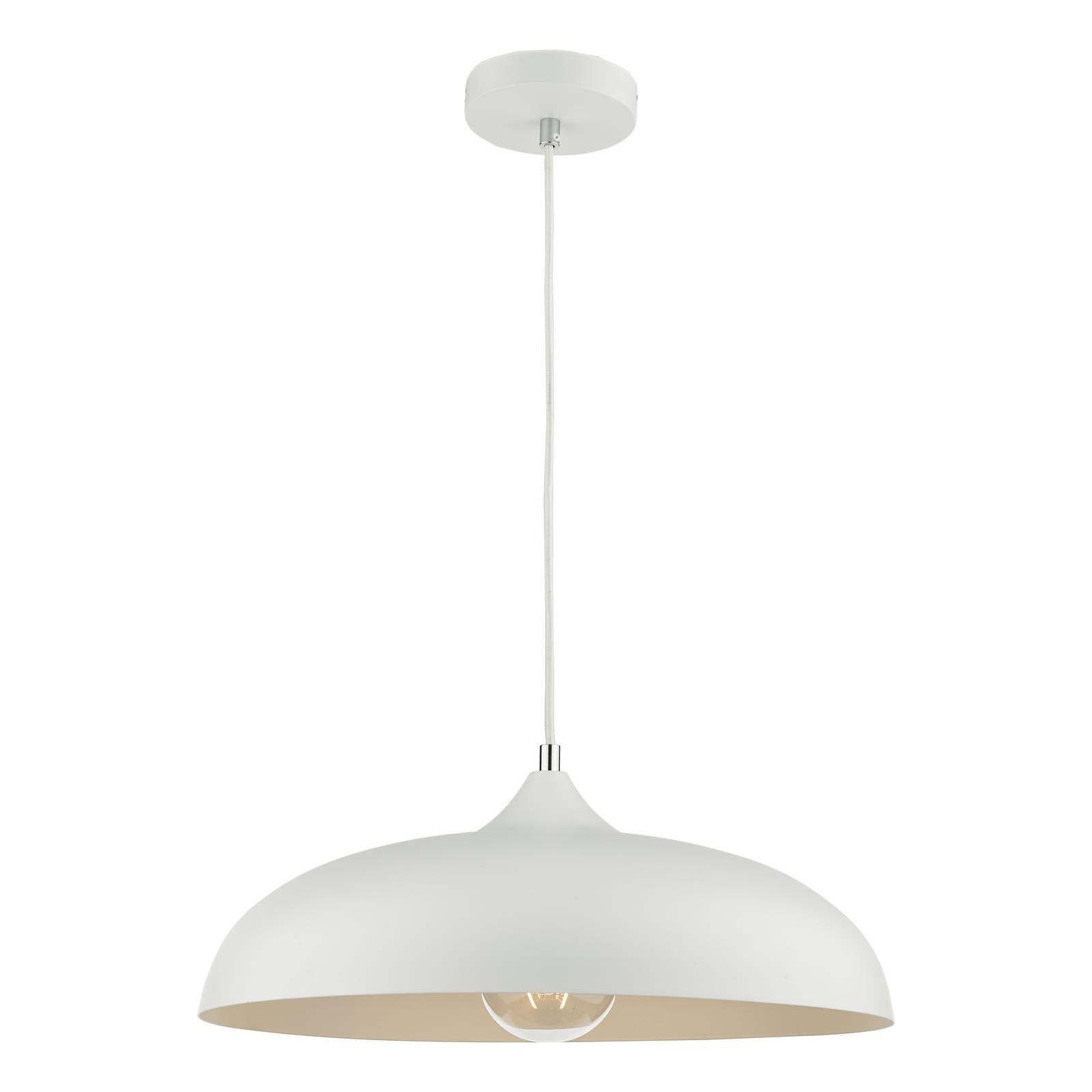 Kaelan 1 Light Single Pendant White