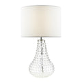 Kristina Table Lamp Textured Glass With Shade