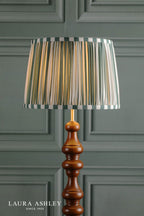 Laura Ashley Denwick Green Cotton Tapered Drum Shade 30cm/12 inch