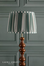 Laura Ashley Denwick Green Cotton Tapered Drum Shade 30cm/12 inch