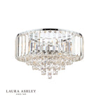 Laura Ashley Vienna 3lt Flush Crystal Polished Chrome