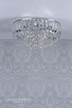 Laura Ashley Vienna 3lt Flush Crystal Polished Chrome