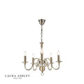 Laura Ashley Winchester 5lt Pendant Antique Brass Fitting Only