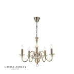 Laura Ashley Winchester 5lt Pendant Antique Brass Fitting Only