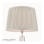 Laura Ashley Hemsley Silk Shade Silver 40.5cm/16 inch