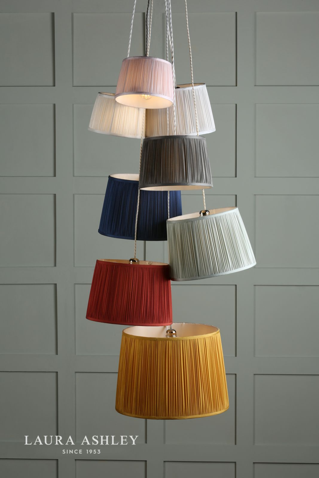 Laura Ashley Hemsley Silk Shade Sage 40.5cm/16 inch
