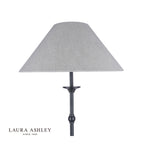 Laura Ashley Ludchurch Floor Lamp Industrial Black With Shade