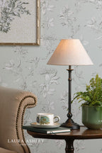 Laura Ashley Ludchurch Table Lamp Industrial Black With Shade
