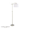 Laura Ashley Hemsley Floor Lamp Matt Antique Brass With Shade