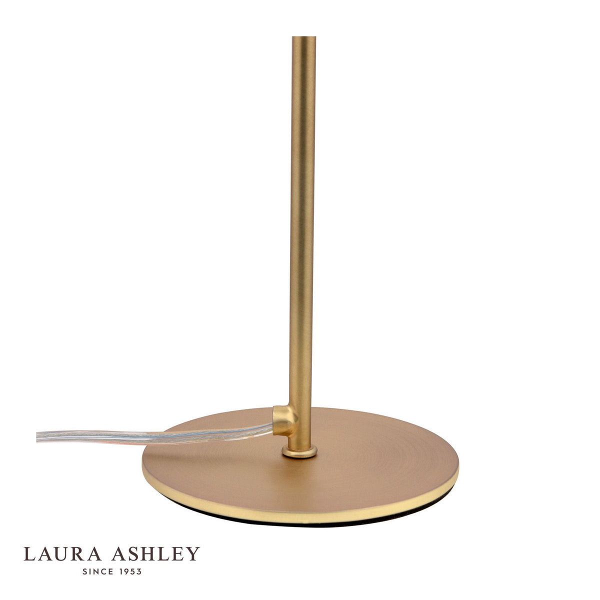 Laura Ashley Rhosill Table Lamp Crystal and Matt Antique Brass