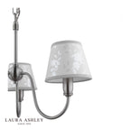 Laura Ashley Westbourne 3 Light Armed Pendant Polished Pewter With Shade