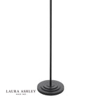 Laura Ashley Marlowe Floor Lamp Matt Black With Shade