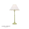 Laura Ashley Cordwell Table Lamp Matt Green With Shade