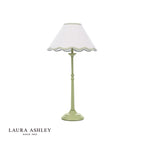 Laura Ashley Cordwell Table Lamp Matt Green With Shade