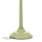 Laura Ashley Cordwell Table Lamp Matt Green With Shade