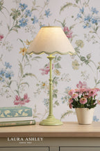 Laura Ashley Cordwell Table Lamp Matt Green With Shade