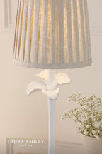 Laura Ashley Eleni Table Lamp Matt White With Shade