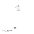 Laura Ashley Dearham Floor Lamp Antique Brass With Shade