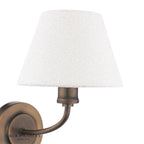 Laura Ashley Denston Wall Light Antique Bronze With Shade