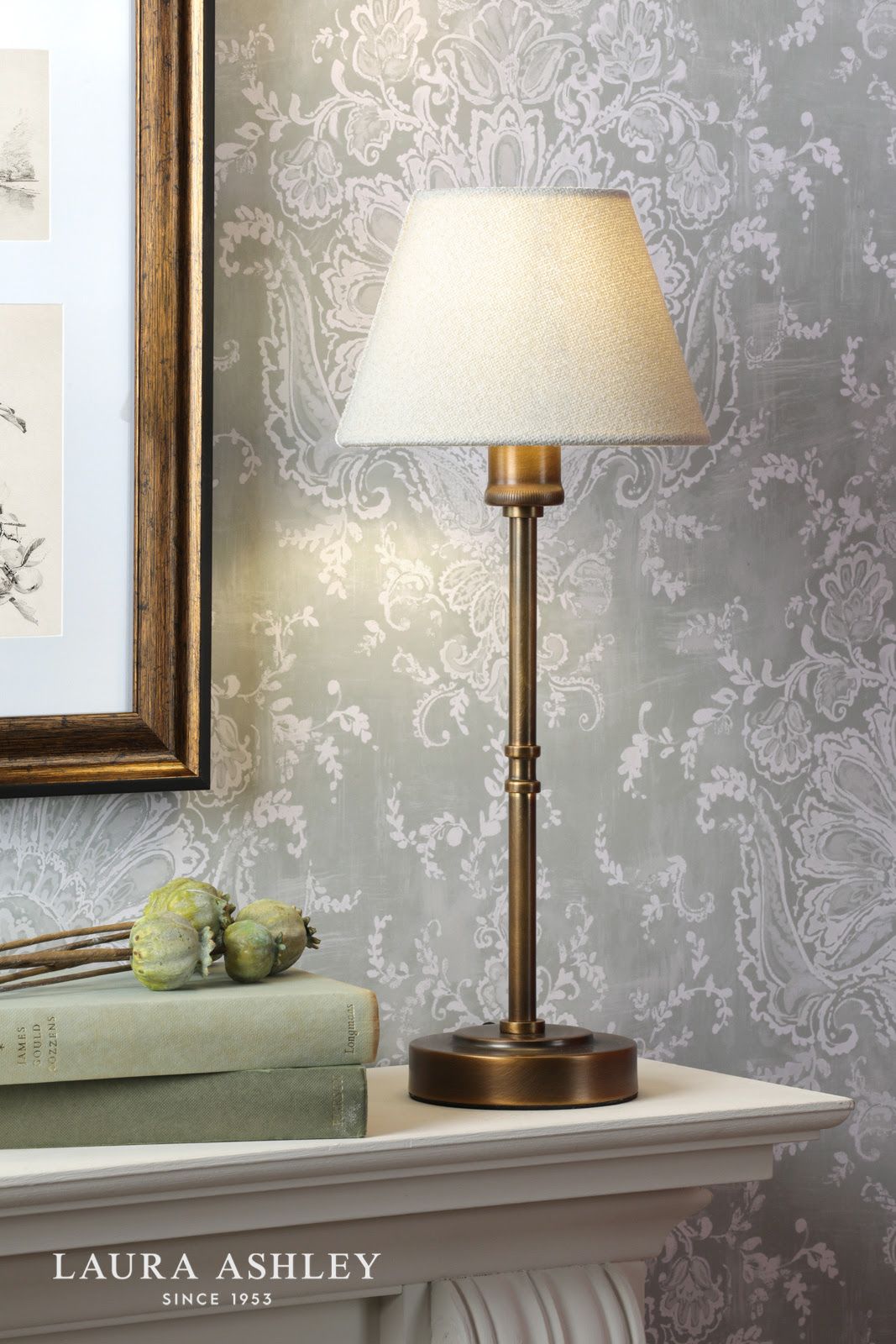 Laura Ashley Denston Table Lamp Antique Bronze With Shade
