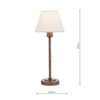 Laura Ashley Denston Table Lamp Antique Bronze With Shade